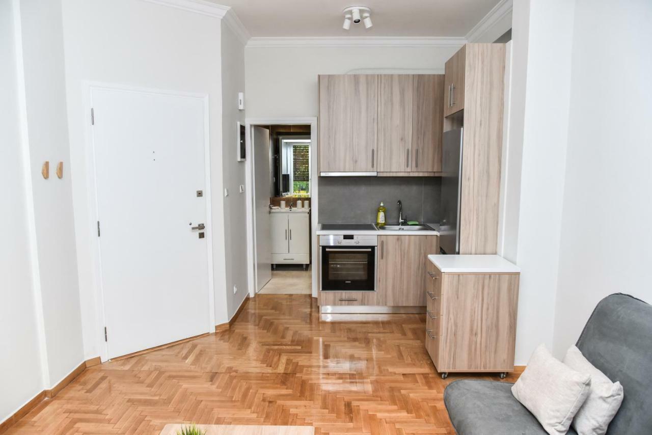 Modern Apartment At Exarchia 1 Bed 2 Pers Athen Exterior foto